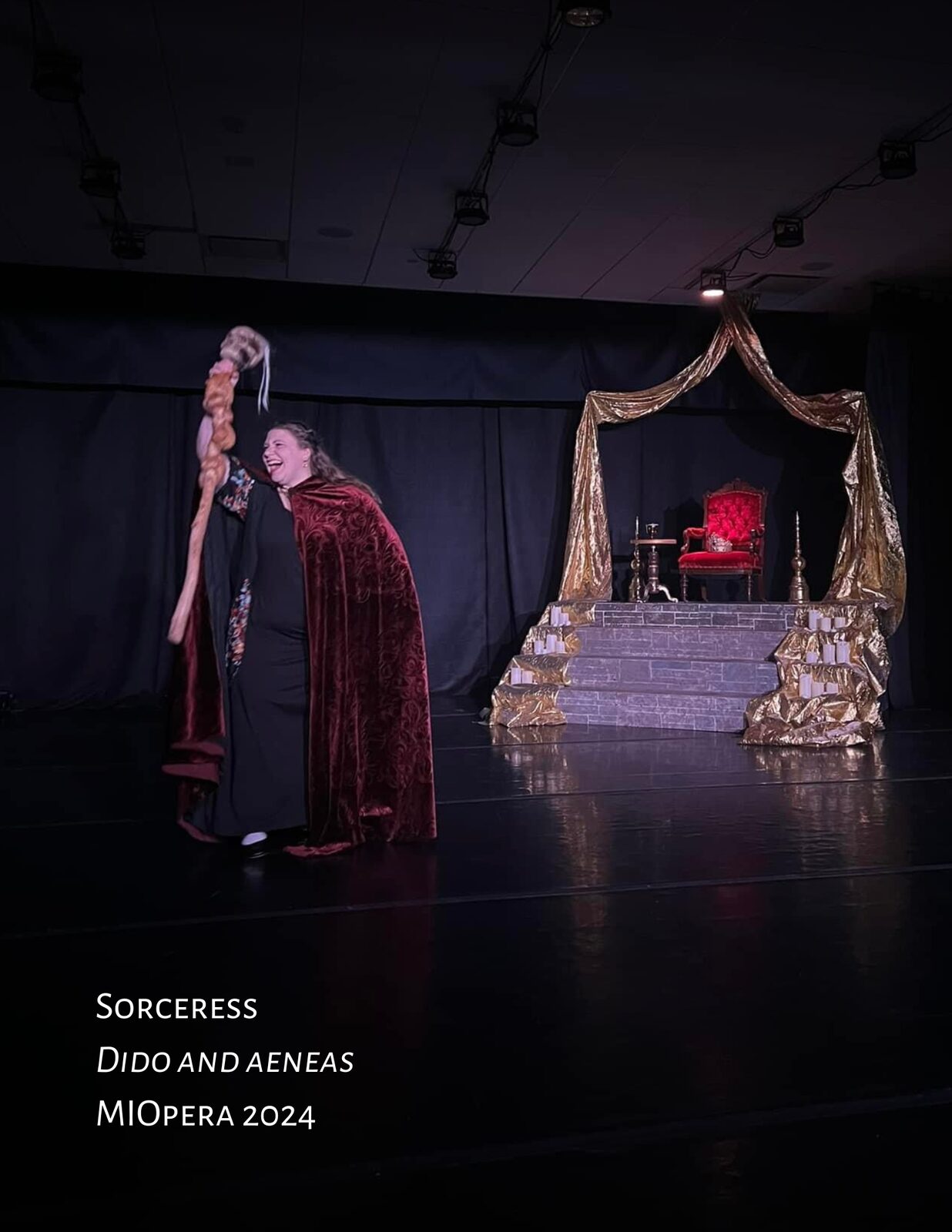 Stephanie Tokarz as the Sorceress in Dido and Aeneas