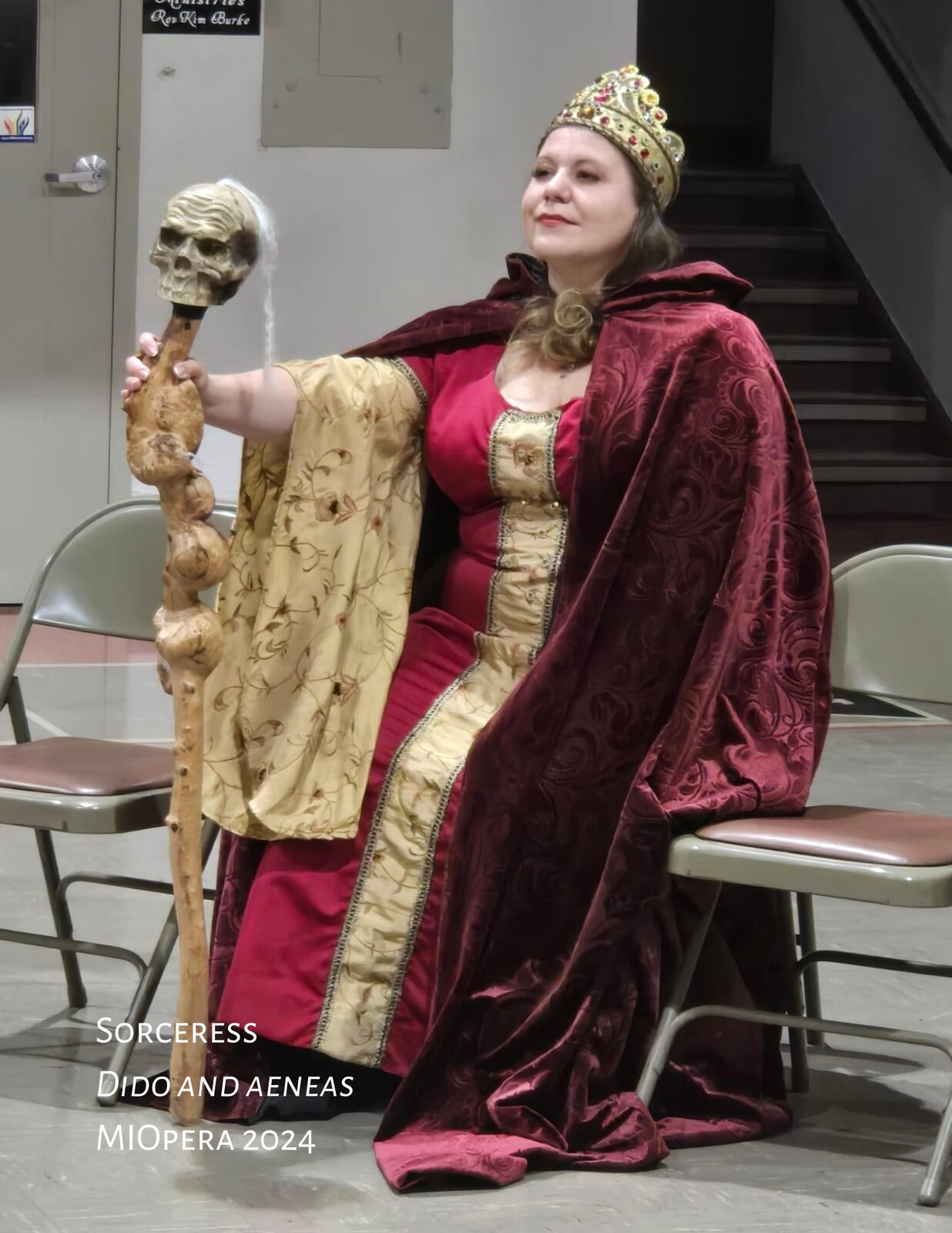 Stephanie Tokarz as the Sorceress in Dido and Aeneas